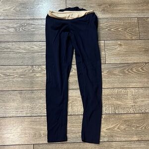 Motherhood Navy Blue Kids Leggings